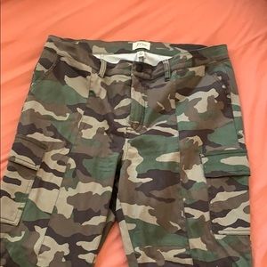 J. Crew skinny camo cargo pants